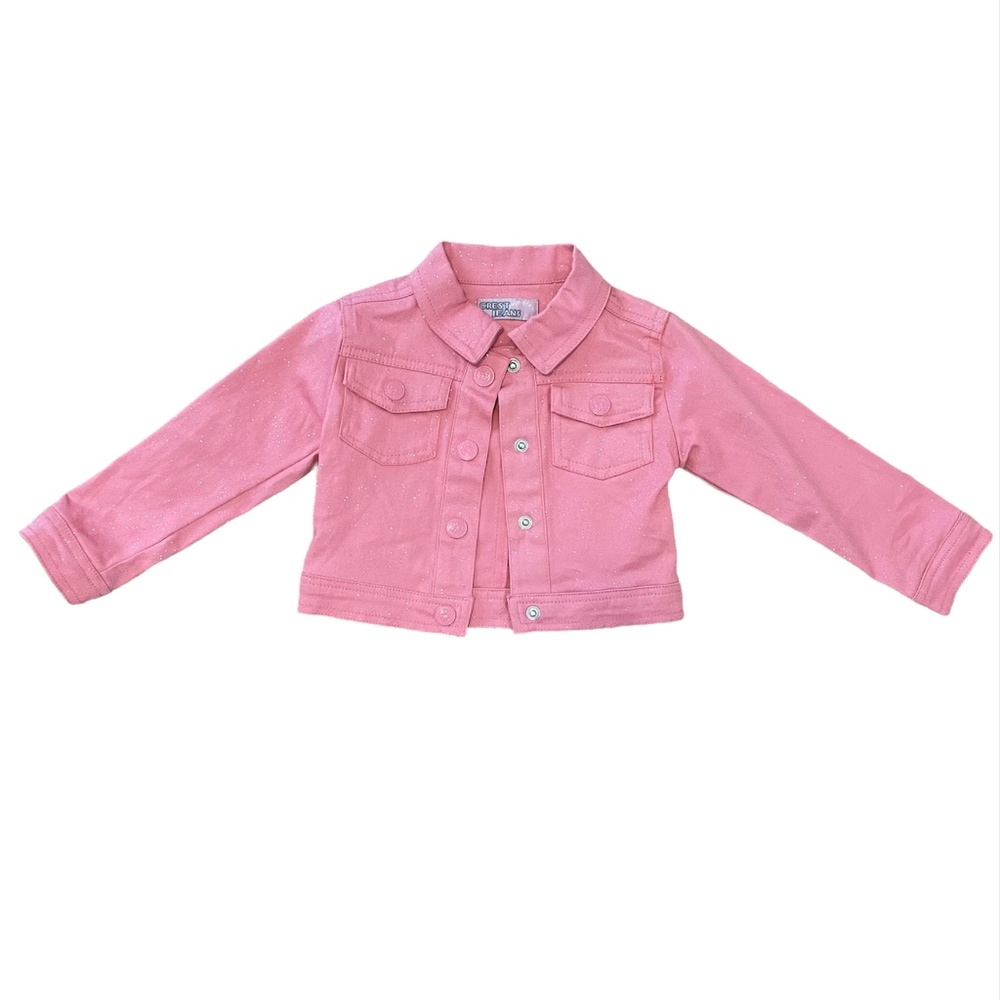 Pink glitter jacket. Size 2T